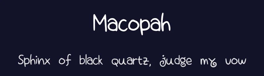 Macopah by Mas Ova — Script Handwritten Font — thumbnail 2