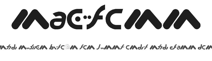 MacroMX by Niall J. McLoughlin — Dingbats Font