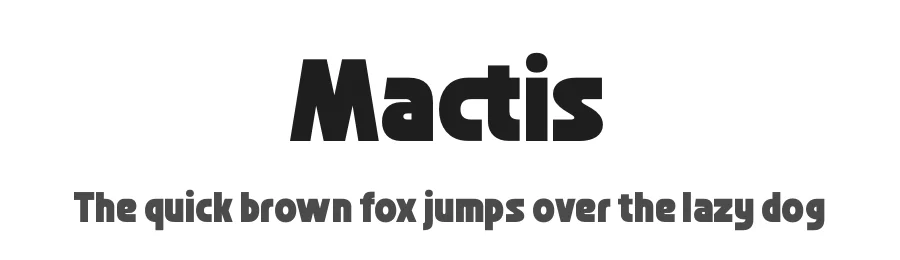 Mactis by Timelesstype Studio — Sans Serif Font