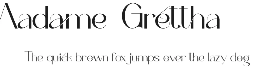 Madame Grettha by Calligraphy Fonts β Sans Serif Font