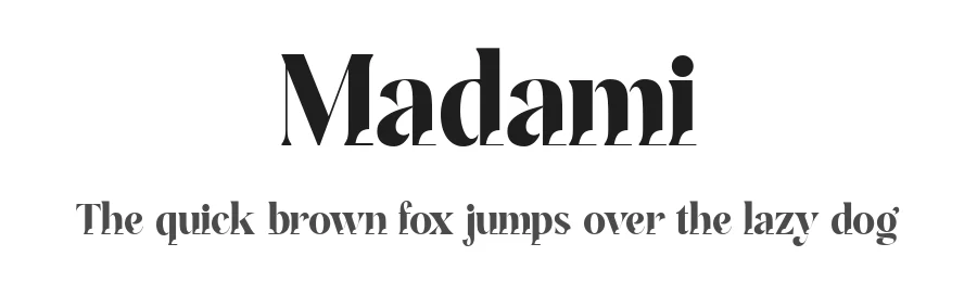 Madami by Handpik — Sans Serif Font