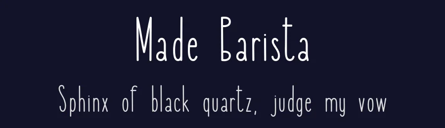 Made Barista by MadeType — Script Handwritten Font — thumbnail 2