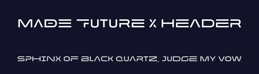 MADE Future X Header by MadeType — Display Font — thumbnail 2
