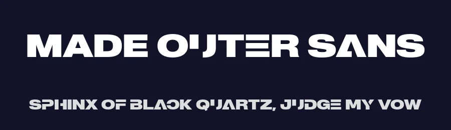 MADE Outer Sans by MadeType — Sans Serif Font — thumbnail 2