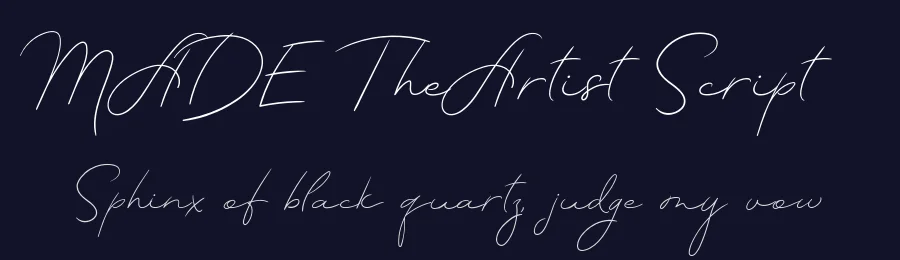 MADE TheArtist Script by MadeType — Script Handwritten Font — thumbnail 2