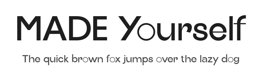 MADE Yourself by MadeType — Sans Serif Font