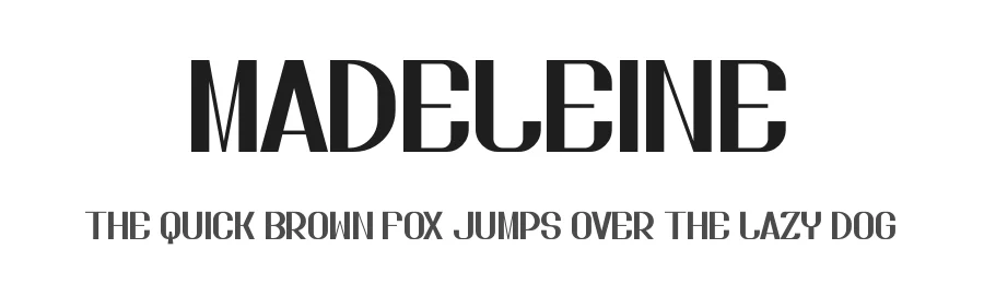 Madeleine by Kong Font — Sans Serif Font