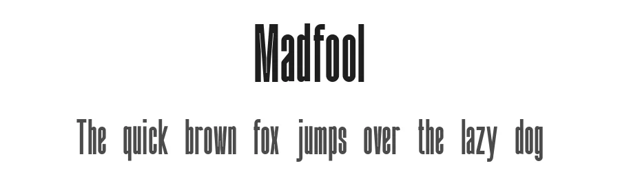 Madfool by Wasabib Studio — Sans Serif Font