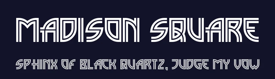 Madison Square by Nick's Fonts — Decorative Font — thumbnail 2