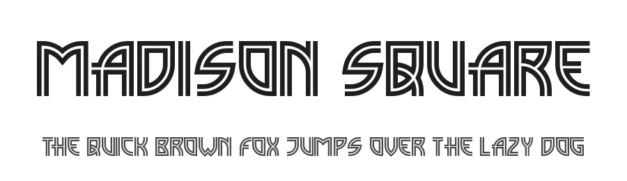 Madison Square by Nick's Fonts — Decorative Font