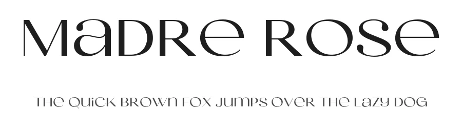 Madre Rose by Letterhend Studio β Sans Serif Font