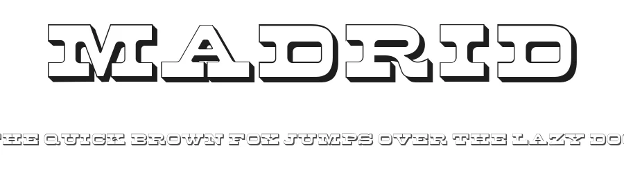 Madrid by Vladimir Nikolic β Decorative Font