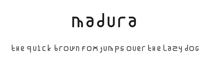 Madura by Adien Gunarta — Display Font