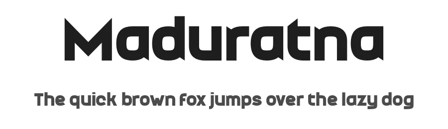 Maduratna by Nirmana Visual — Sans Serif Font