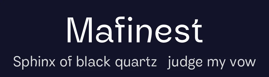 Mafinest by Craft Supply Co. — Sans Serif Font — thumbnail 2