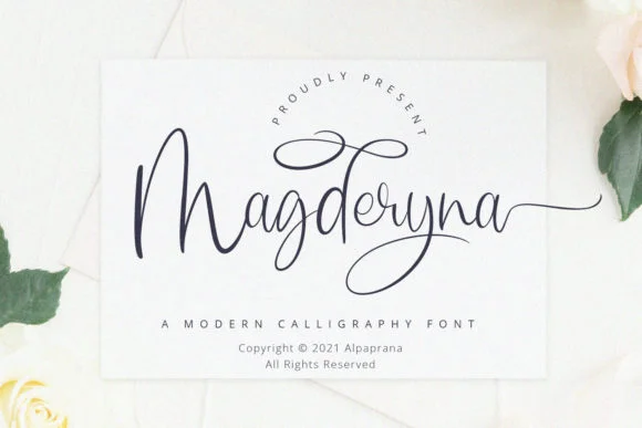 Magderyna Font by alpapranastudio — Script Handwritten Font