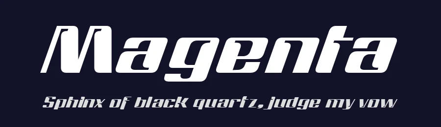 Magenta by Bambootypes — Display Font — thumbnail 2