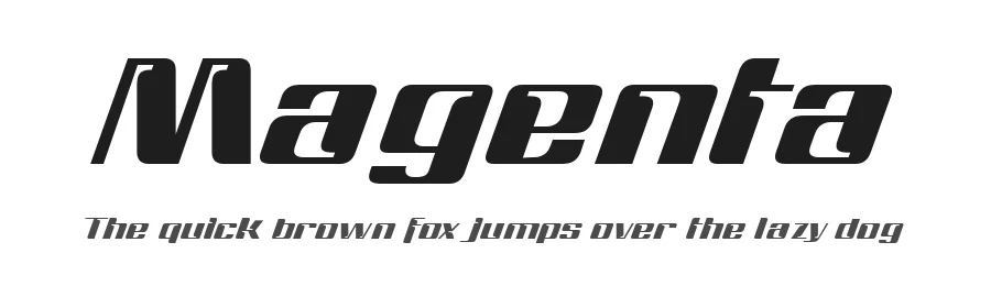 Magenta by Bambootypes — Display Font