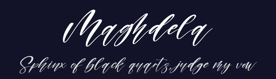 Maghdela by Perspectype Studio - Letterena.com — Script Handwritten Font — thumbnail 2