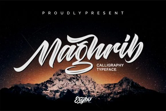 Maghrib Font by ergibi studio — Script Handwritten Font