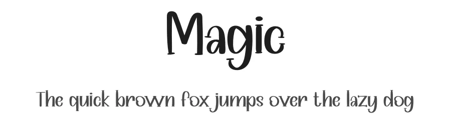 Magic by Belina Studio — Decorative Font