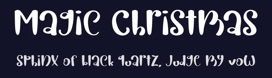 Magic Christmas by Luluk Surotul — Decorative Font — thumbnail 2