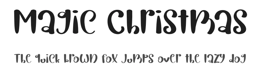Magic Christmas by Luluk Surotul — Decorative Font