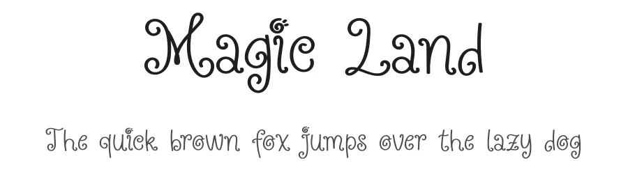 Magic Land by Luluk Surotul — Decorative Font