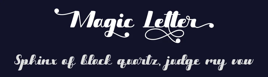Magic Letter by PutraCetol Studio — Decorative Font — thumbnail 2