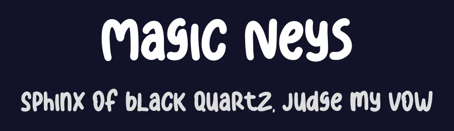 Magic Neys by Nirmana Visual — Decorative Font — thumbnail 2
