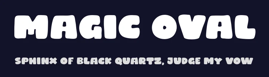 Magic Oval by MJType — Decorative Font — thumbnail 2