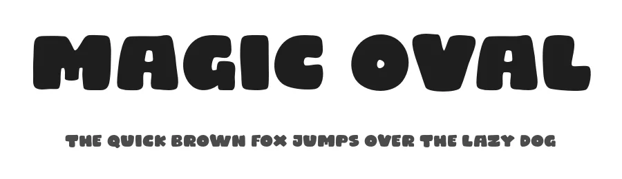 Magic Oval by MJType — Decorative Font