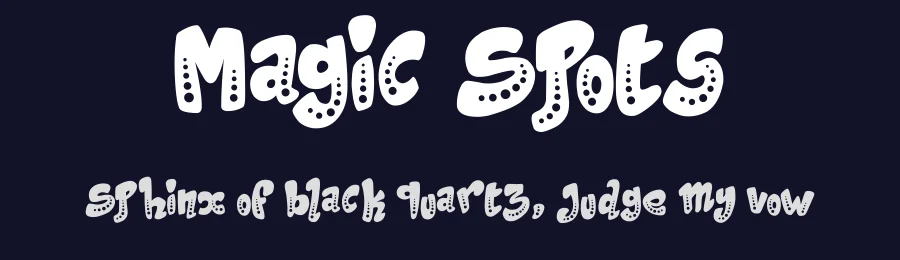 Magic Spots by imagex — Decorative Font — thumbnail 2