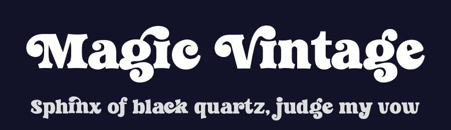 Magic Vintage by HansCo — Decorative Font — thumbnail 2