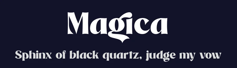 Magica by Storytype Studio — Serif Font — thumbnail 2