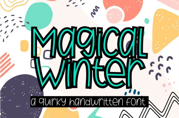 Magical Winter Font by Halo Whimsy Creative — Script Handwritten Font