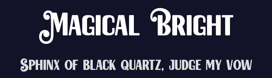 Magical Bright by Hoperative — Decorative Font — thumbnail 2