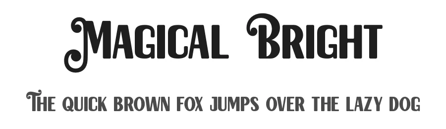 Magical Bright by Hoperative — Decorative Font