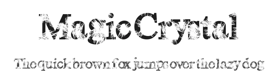 Magic Crystal by Xerographer Fonts β Decorative Font