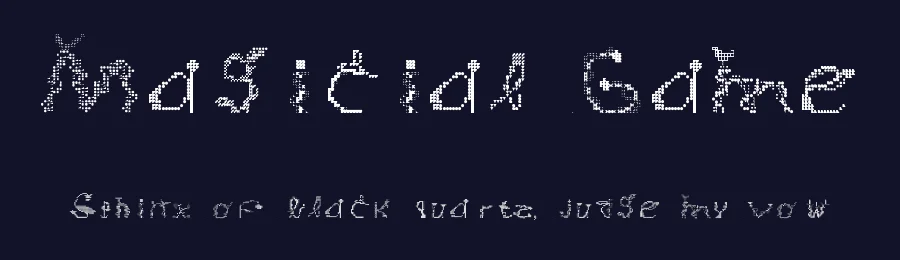 Magicial Game by Svaika Bučinukė — Decorative Font — thumbnail 2