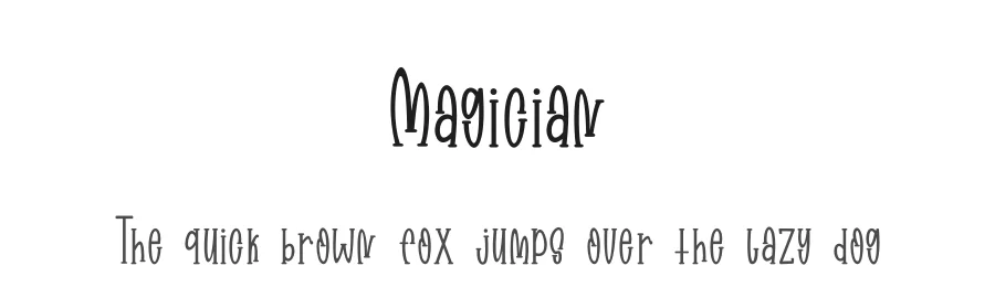 Magician by Supersemar Letter — Decorative Font