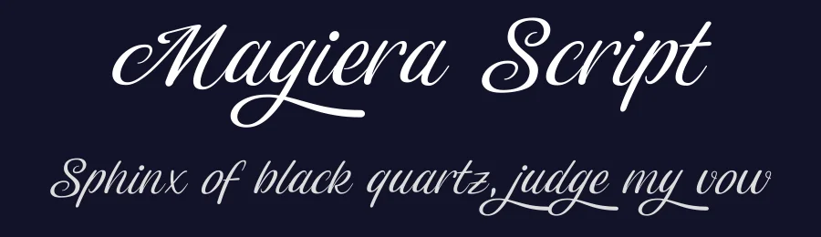 Magiera Script by The Trending Fonts — Script Handwritten Font — thumbnail 2