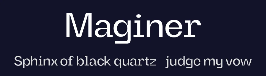 Maginer by Craft Supply Co. — Sans Serif Font — thumbnail 2