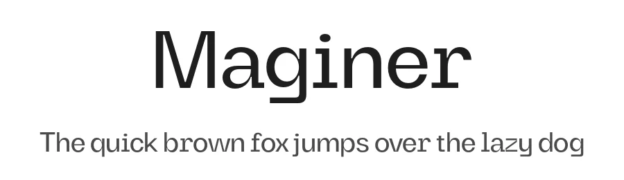 Maginer by Craft Supply Co. — Sans Serif Font