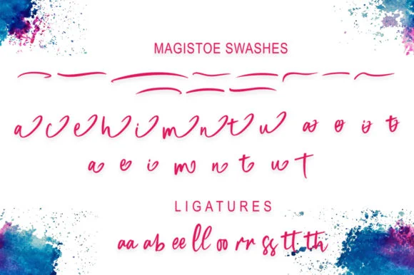 Magistoe Script Font by masinong — Script Handwritten Font — thumbnail 9
