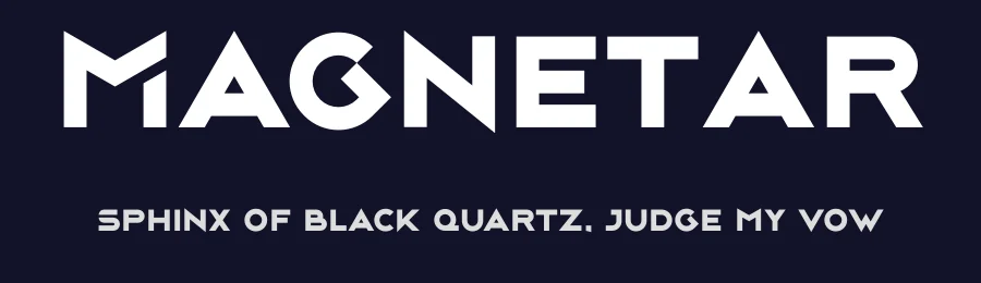 Magnetar by DysDes — Display Font — thumbnail 2