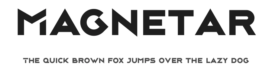 Magnetar by DysDes — Display Font