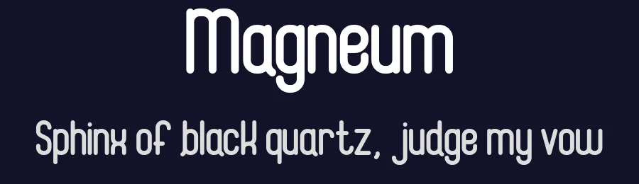 Magneum by Indriyanti — Sans Serif Font — thumbnail 2