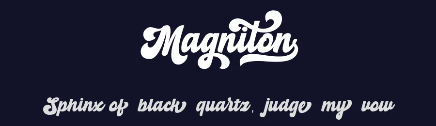 Magniton by MJB Letters — Script Handwritten Font — thumbnail 2