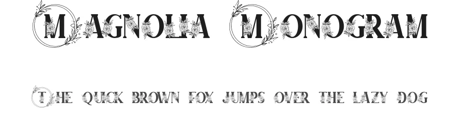 Magnolia Monogram